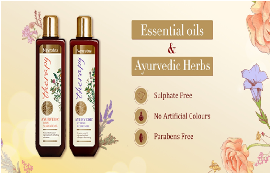 stress relief massage oil